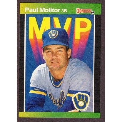 Donruss Paul Molitor Baseball Trading Cards