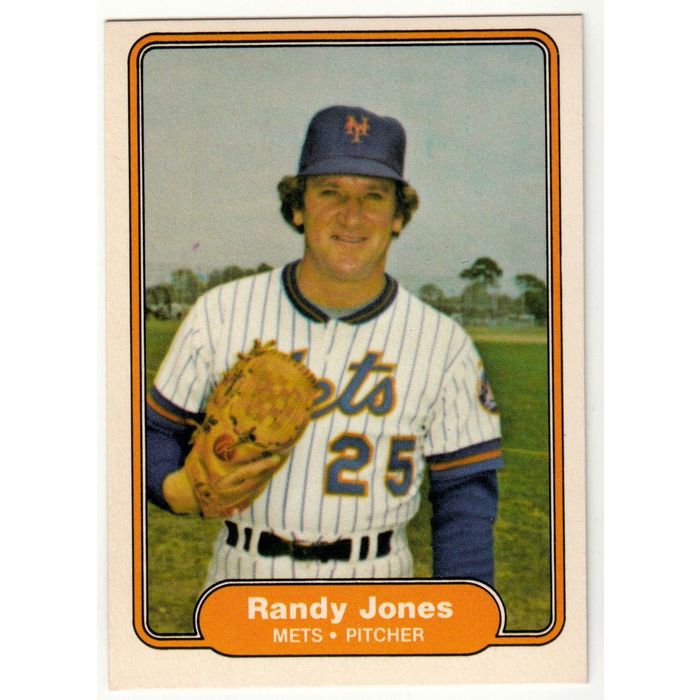 1982 Fleer baseball card 528 Randy Jones– Mets on eBid United States ...
