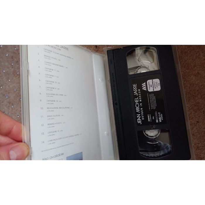 (未使用･未開封品)Oxygen [VHS] Sale JEAN MICHEL JARRE OXYGEN IN MOSCOW+documentary 98 RUSSIA