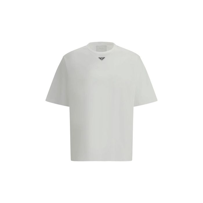 Prada White Cotton T-Shirt (XL) 8057272380004 on eBid United