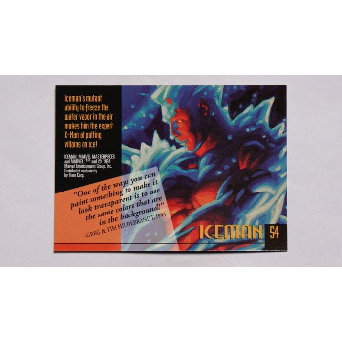Marvel Masterpieces 1994 Chase Gold Foil Signature trading Card