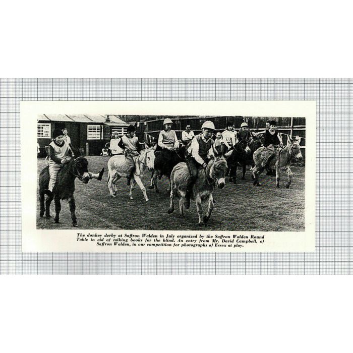 4161 Donkey Derby Saffron Walden Round Table 1965 On Ebid Canada 195527122 Donkey Derby Saffron Walden Round Table, Saffron Walden Round Table