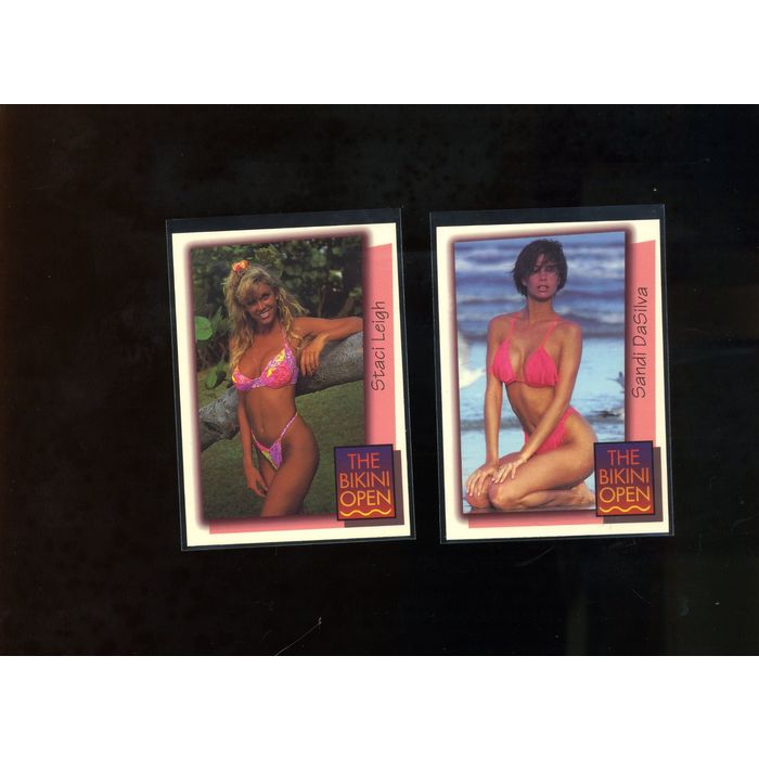 1992 BIKINI OPEN Collectible Trading CarD SANDI DaSILVA #8 Miss