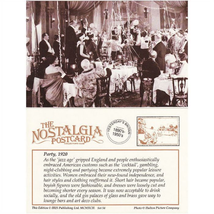 postcard party 1920 jazz dance night club cocktail lounge bar nostalgia on ebid united states 133894034 postcard party