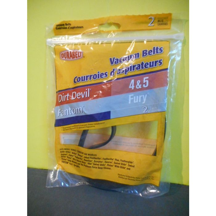 Durabelt Vacuum Belts Dirt Devil 4 \u0026 5 