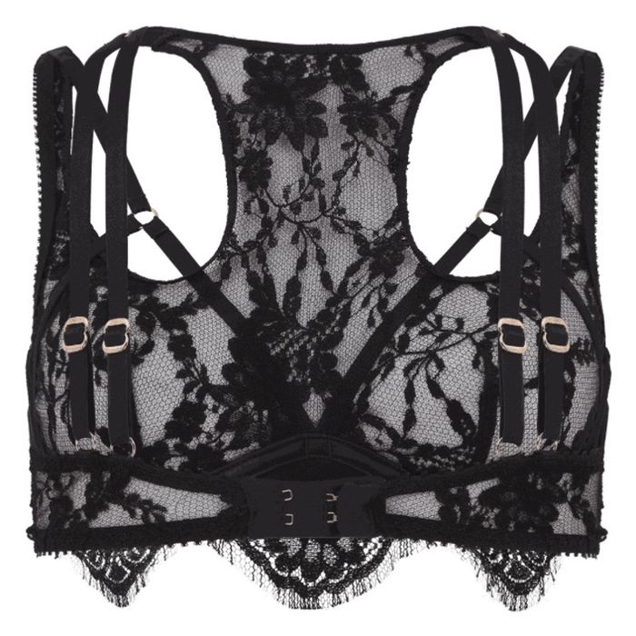 Agent provocateur メイド　カットソー　Tシャツ　レア　ブラウス AGENT PROVOCATEUR Black Talia High Neck Underwired Bra BNWT (RARE