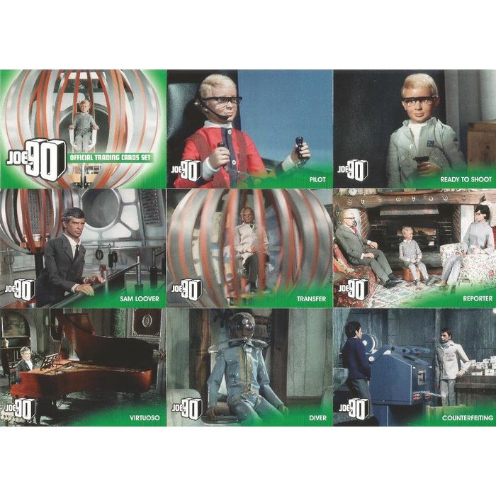 Joe 90 Gerry Anderson Full 54 Card Base Set 6 Card Chase Set
