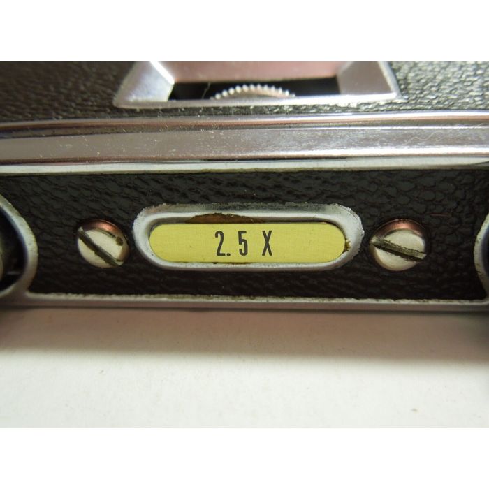 Vintage Fisher-Dietz 2.5 X Folding Binoculars Opera Glasses Black