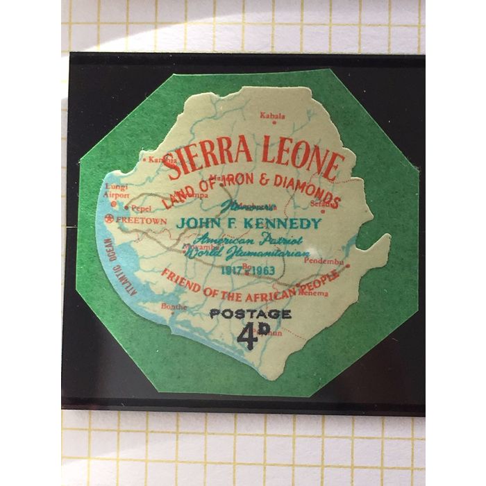 Sierra Leone 1964 JFK Kennedy Memorial 4d Unmounted Mint MNH SG 301 ...