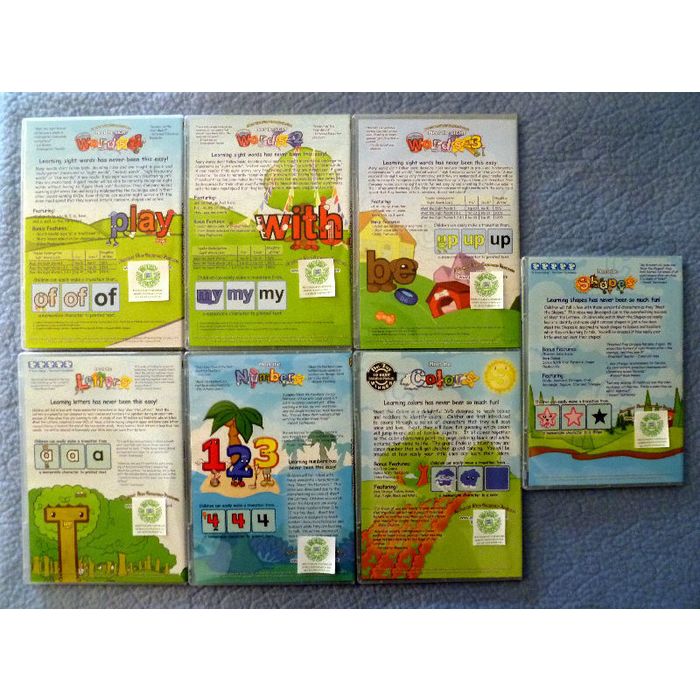 PRESCHOOL PREP SERIES & SIGHT WORDS 7 DVD PACK LETTERS NUMBERS