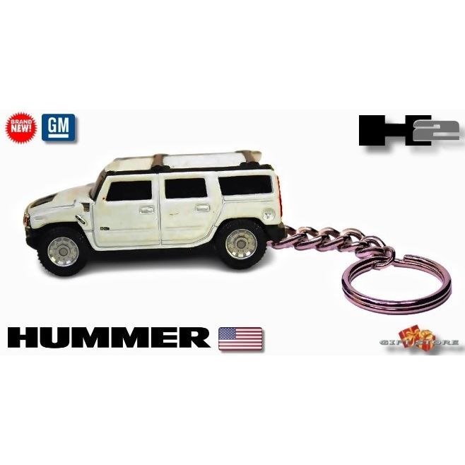 Hummer Key Chain HTF RARE KEYCHAIN WHITE HUMMER H2 4X4 CUSTOM Ltd Ed. on eBid United ...