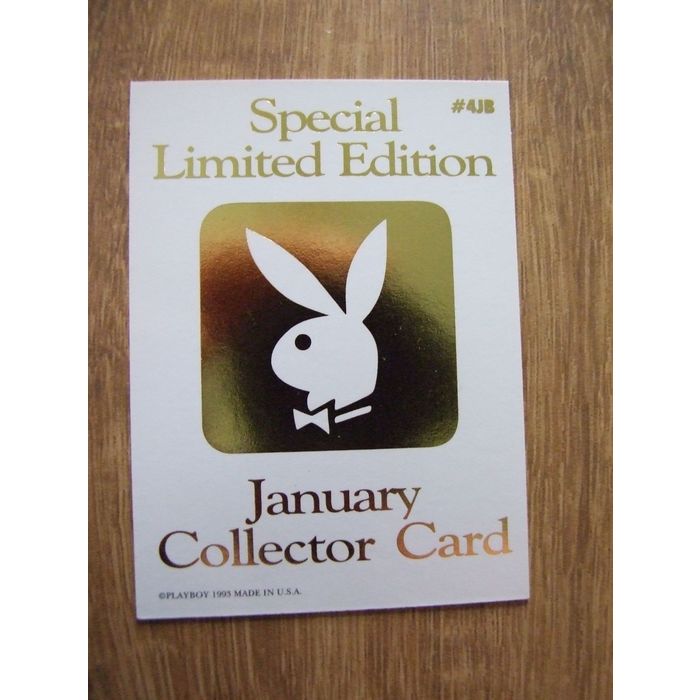 Playboy January Special Limited Edition Chase Card #4JB Suzi