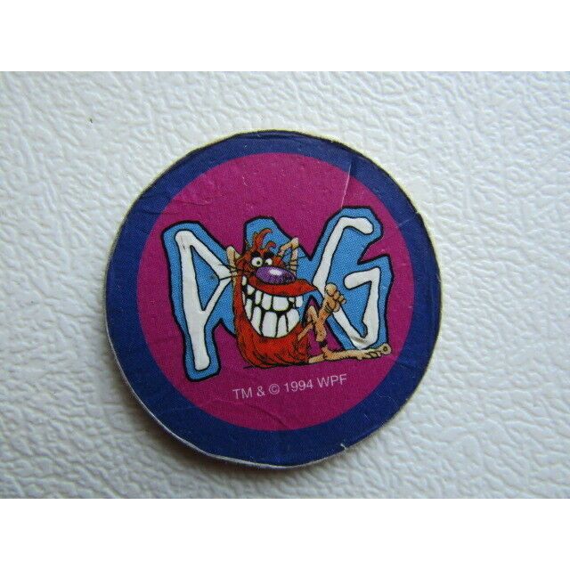 Badge POGMAN Waddingtons 1994 - Édition Super Ultra Rare Sous Blister D'origine, Collection Vintage