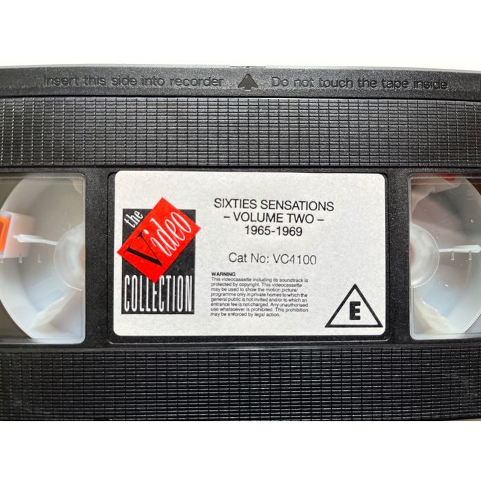 SIXTIES SENSATIONS VOLUME 2 - 1965-1969 (UK VHS TAPE, 1991