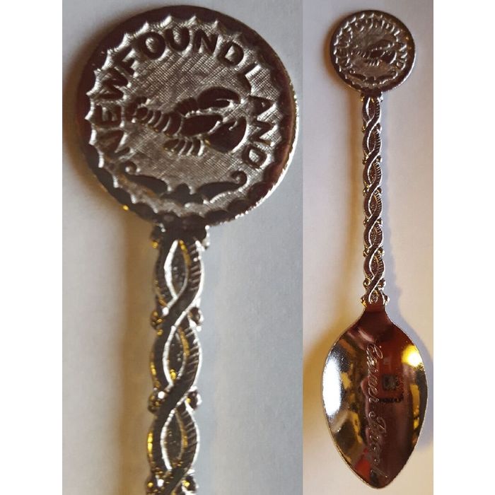Corner Brook Newfoundland Canada Souvenir Teaspoon Tea Spoon Lobster 4