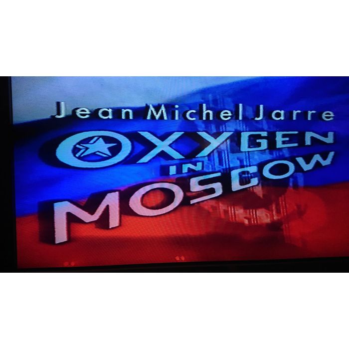 Sale JEAN MICHEL JARRE OXYGEN IN MOSCOW+documentary 98 RUSSIA