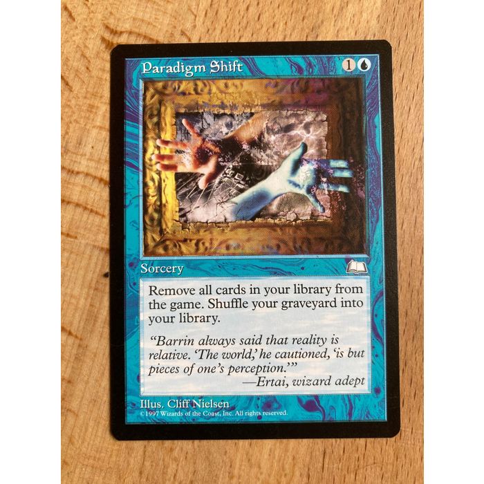 Magic the Gathering MTG CCG: Weatherlight - Paradigm Shift (A