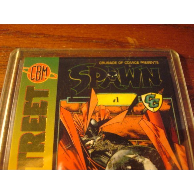 1993 overstreet, CBM Giveaway, Gimmick Promo Card, SPAWN, #1