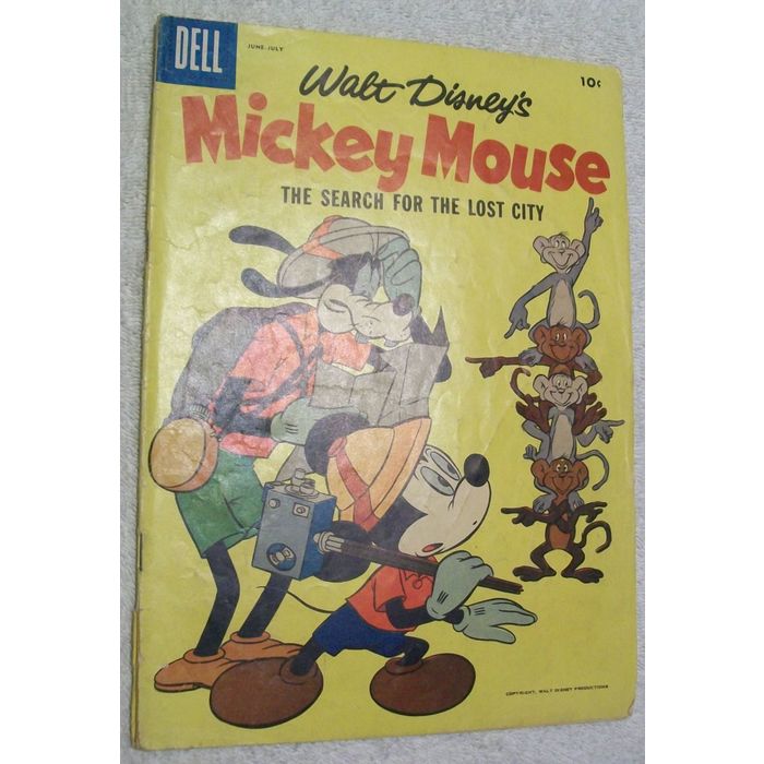 Walt Disney's Mickey Mouse 29 Dell Comics Golden Age 1953 | eBay