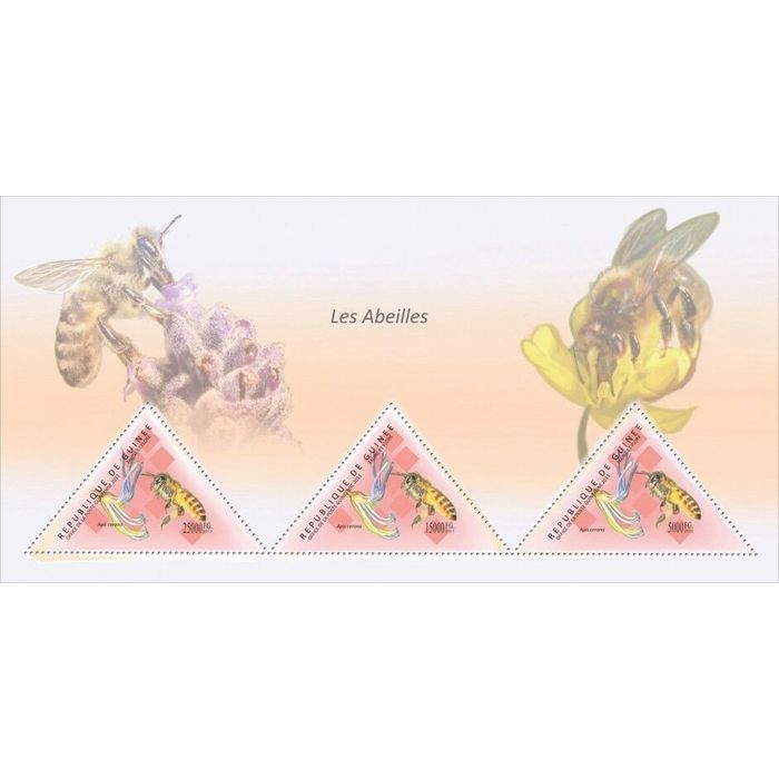Guinea Briefmarken-Kleinbogen Bienen 2011 – Perfekt Für Sammler!