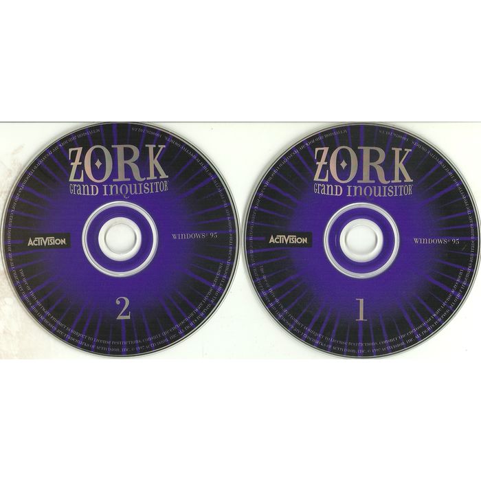 ZORK Grand Inquisitor Vintage (1997) PC Game Windows 95. 2