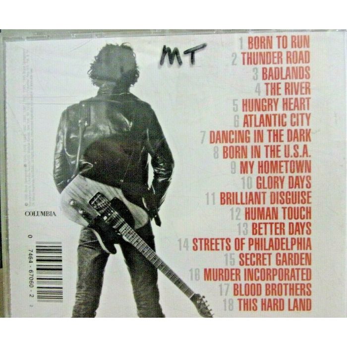 Bruce Springsteen-Greatest Hits-CD-1995-Excellent 0078221864626 on