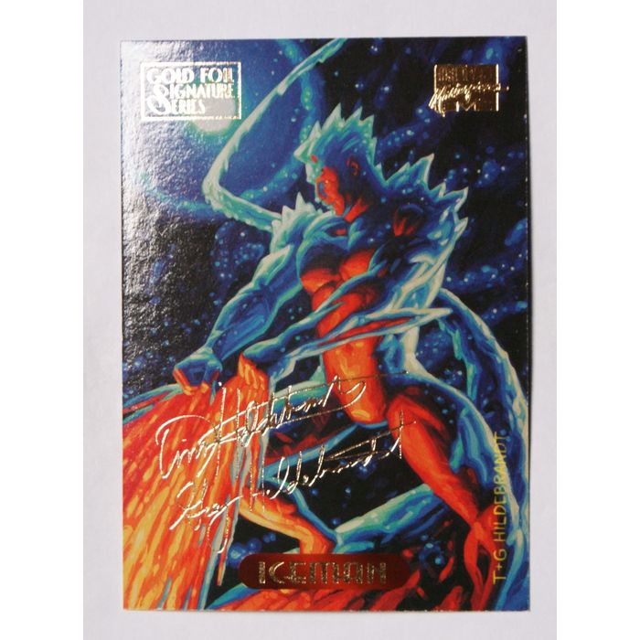 Marvel Masterpieces 1994 Chase Gold Foil Signature trading Card