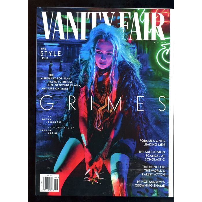 Vanity Fair Magazine Apr 2022 GRIMES Pop Star Prince Andrew SHAME- PAUL  NEWMAN on eBid United States | 208308879