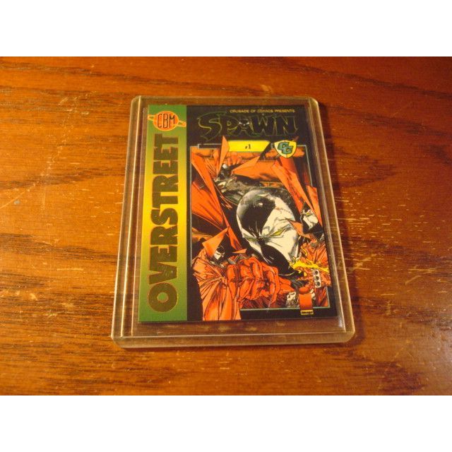 1993 overstreet, CBM Giveaway, Gimmick Promo Card, SPAWN, #1