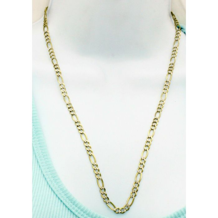10K Solid Yellow Gold 4.75 mm Figaro 