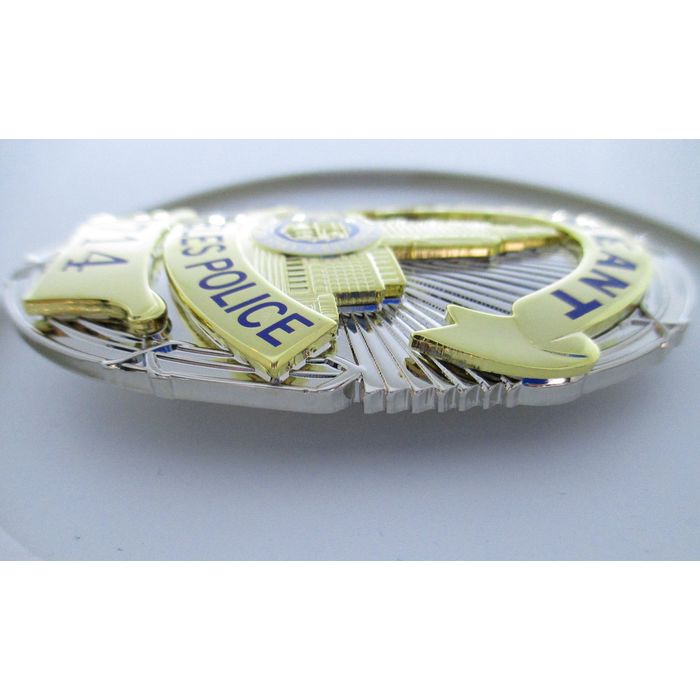 Dragnet Joe Friday #714 4 Part Badge With Hard Pro-Enamel