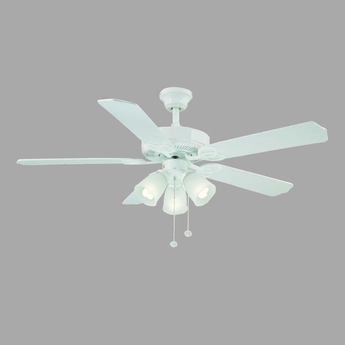 Brookhurst 52 In White Ceiling Fan Glass Shade Part S Only 792145358138 On Ebid United States 195586568 White Ceiling Fan Glass Shade Part, Brookhurst Ceiling Fan