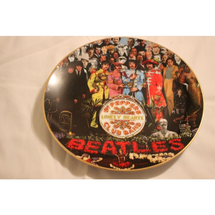 Sgt. Pepper Lonely Hearts Club Band Numbered Plate w/COA Beatles