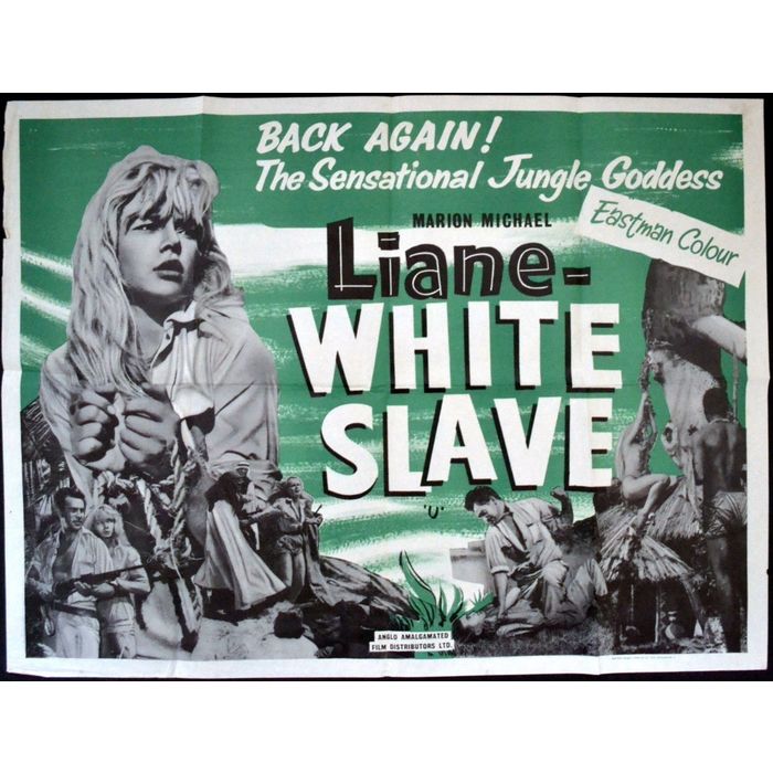 LIANE - WHITE SLAVE 1957 Marion Michael, Adrian Hoven, Friedrich Joloff ...