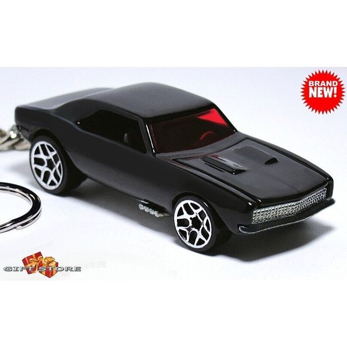 RARE NICE KEY CHAIN 1967 BLACK CHEVROLET CAMARO CUSTOM Ltd GREAT GIFT ...