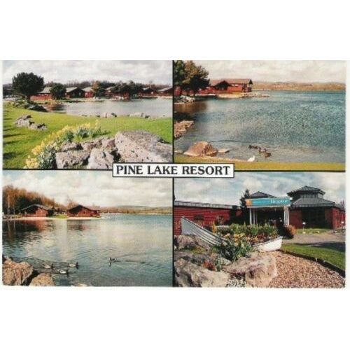 Carnforth, Lancashire - Pine Lake Resort multiview - postcard c.1990s ...