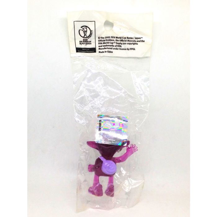 2002 Fifa World Cup Korea Japan Mascot KAZ Clear Figure Keychain