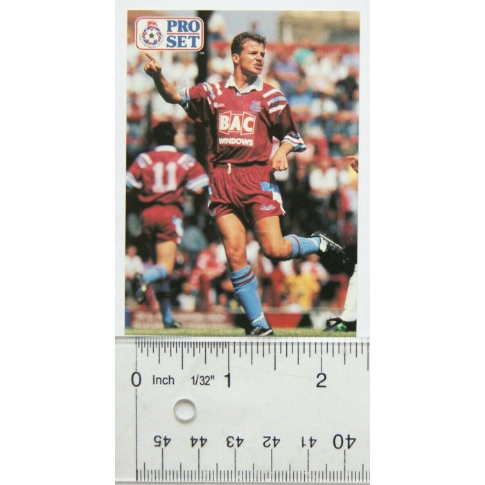 1991/92 Pro Set Part I card No. 124 Stuart Slater, West Ham United on ...