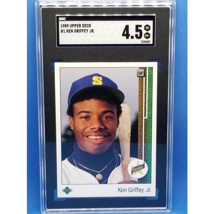 ken griffey jr. graded cards PSA Card Mystery Power Pack - 1 PSA Ken Griffey Jr. Card and 2 Packs of Per Pack Ken Griffey Jr 1992 Topps