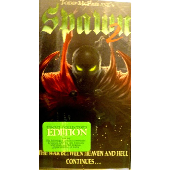 RARE SPAWN 2 LENTICULAR COVER UNCUT COLLECTOR'S EDITION VHS HORROR