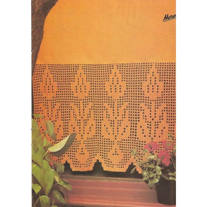 Crochet Curtain Pattern Filet Curtain Lace On Ebid United States