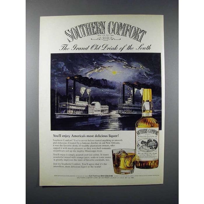 1980 Southern Comfort Liquor Ad Grand Old Drink On Ebid