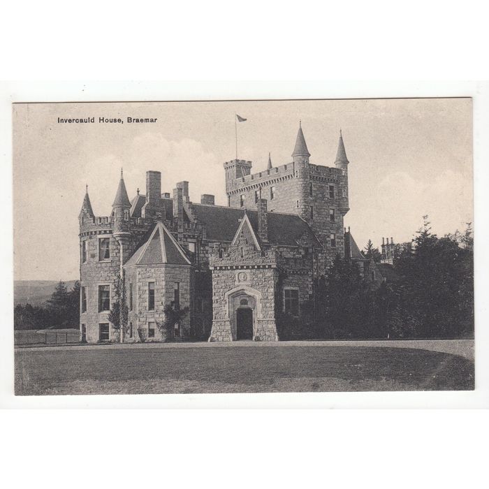 Invercauld House Braemar Postcard Aberdeenshire Scotland The Adelphi ...