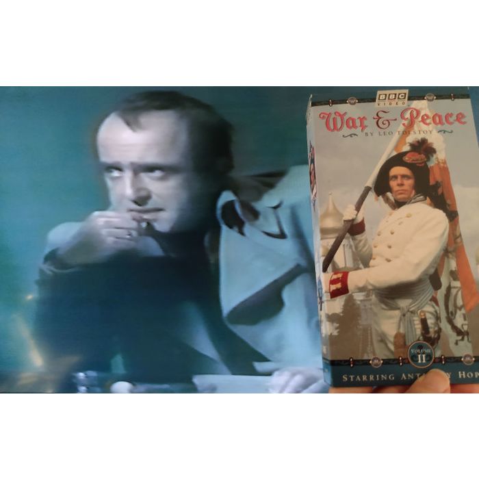 BBC LEO TOLSOY'S WAR & PEACE 6 VHS VIDEOTAPE BOX SET ANTHONY