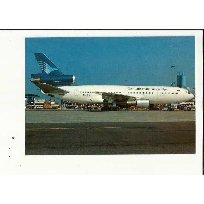 Aviation GARUDA INDONESIA DC-10-30 Postcard by Editions P.I. (450) on ...