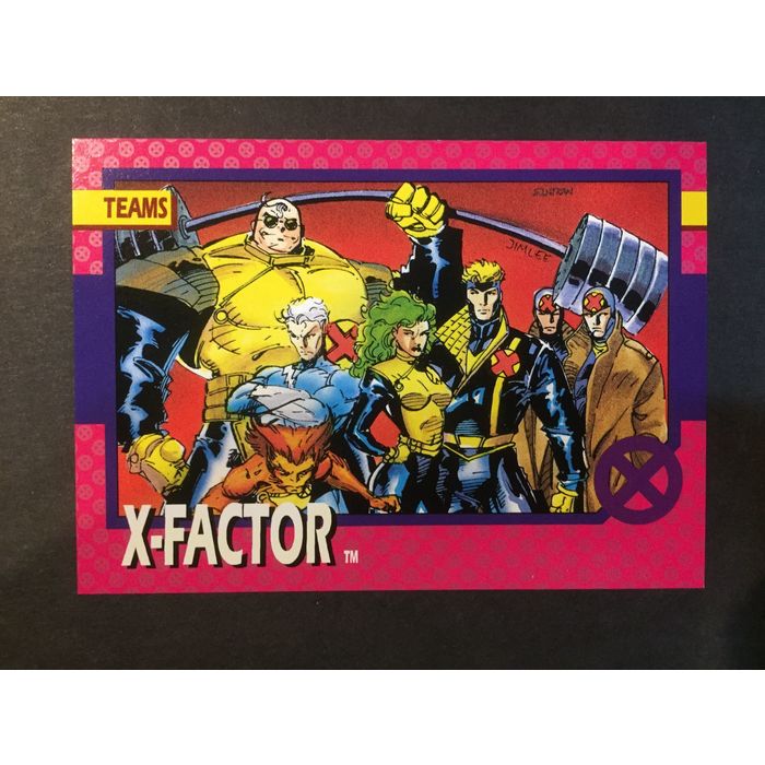 The X-Men Series 1 trading card #73 X-Factor, excellent condition