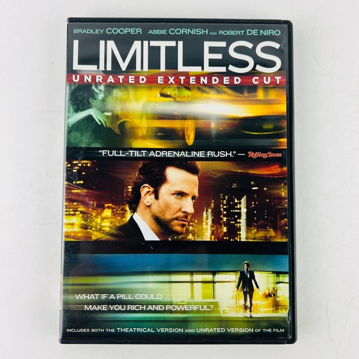 Limitless Unrated Extended Cut DVD Bradley Cooper, Robert De Niro on ...