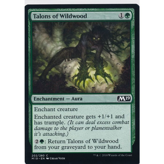 MTG Core Set 2019 Talons of Wildwood MTG Core Set 2019 Talons of Wildwood