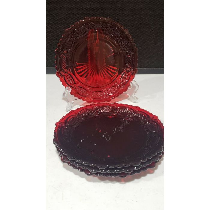 Vintage Avon Ruby Red Cape Cod 1876 Glass 7.5 Vintage Avon Ruby Red Cape Cod 1876 Glass 7.5