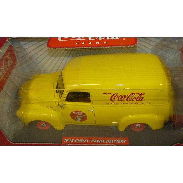 Coca-Cola 1948 Chevy Panel Delivery Diecast - Yellow